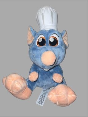 Disney Parks Chef Remy Ratatouille Big Feet Plush Stuffed Animal 13-14" Tall
